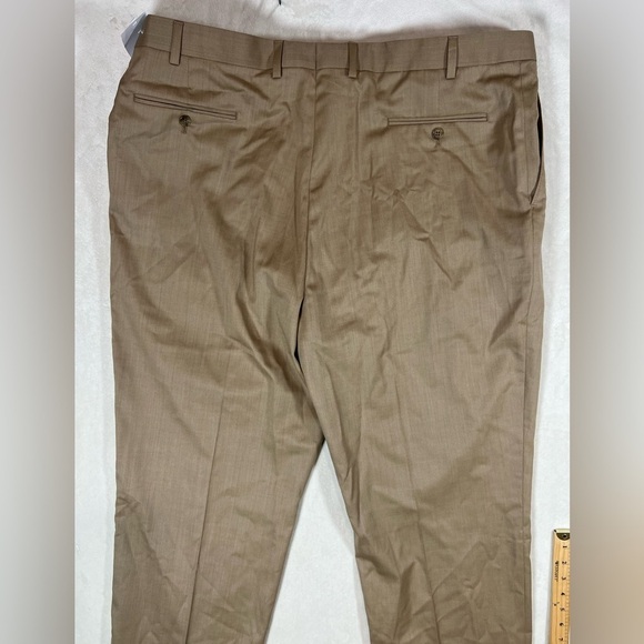 NWT Hart Schaffner Marx 42R Unhemmed Wool Spandex Blend Traveler Slacks Pants - Picture 9 of 11